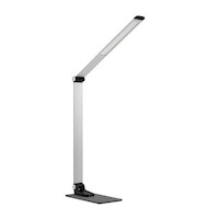 MONTECH - Lámpara Led Touch de Escritorio de Aluminio con Abrazadera - Plateado
